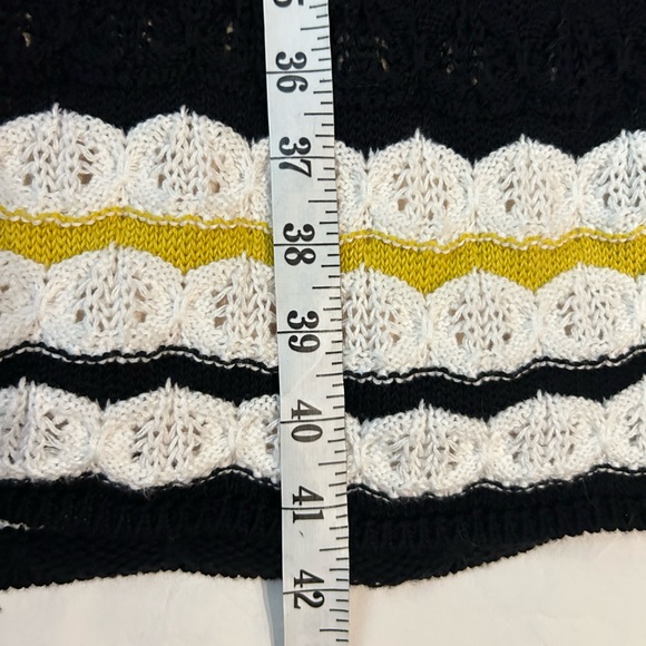 NWT ANTHROPOLOGIE AKEMI + KIN April Crochet Dress Sweater‎ Stripe S - Picture 15 of 16